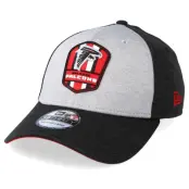 New Era - NFL Grå flexfit Keps - Atlanta Falcons 39Thirty On Field Grey/Black Stretch Fit @ Hatstore