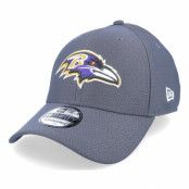 New Era - NFL Grå flexfit Keps - Baltimore Ravens NFL Hex Tech 39THIRTY Charcoal Flexfit @ Hatstore