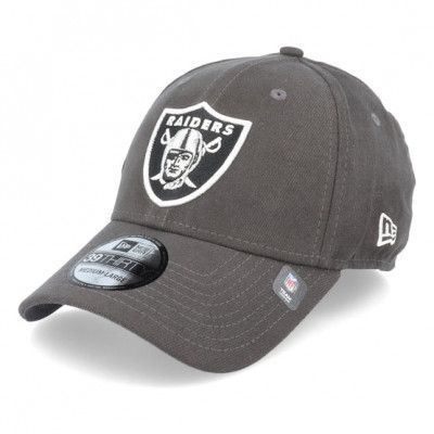 New Era - NFL Grå flexfit Keps - Las Vegas Raiders Comfort 39THIRTY Grey Flexfit @ Hatstore