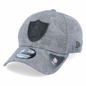 New Era - NFL Grå flexfit Keps - Las Vegas Raiders Engineered Plus 39Thirty Heather Grey/Black Flexfit @ Hatstore