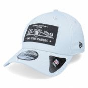 New Era - NFL Grå flexfit Keps - Las Vegas Raiders Team Patch 39Thirty Grey Flexfit @ Hatstore