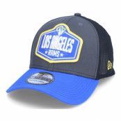 New Era - NFL Grå flexfit Keps - Los Angeles Rams 39Thirty NFL21 Draft Dark Grey/Blue Flexfit @ Hatstore