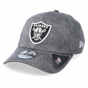 New Era - NFL Grå flexfit Keps - Oakland Raiders Engineered Plus Dark Grey Flexfit @ Hatstore