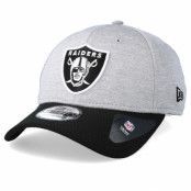 New Era - NFL Grå flexfit Keps - Oakland Raiders Jersey Hex 39Thirty Grey/Black Flexfit @ Hatstore