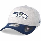 New Era - NFL Grå flexfit Keps - Seattle Seahawks Jersey Hex 39Thirty Grey/Navy Flexfit @ Hatstore