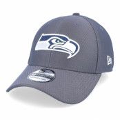 New Era - NFL Grå flexfit Keps - Seattle Seahawks NFL Hex Tech 39THIRTY Charcoal Flexfit @ Hatstore