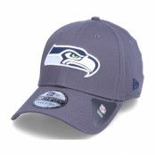 New Era - NFL Grå flexfit Keps - Seattle Seahawks NFL Team 39Thirty Dark Grey Flexfit @ Hatstore