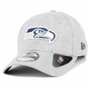 New Era - NFL Grå flexfit Keps - Seattle Seahawks Patriots Team Heather Grey 39Thirty @ Hatstore