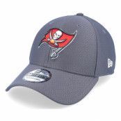 New Era - NFL Grå flexfit Keps - Tampa Bay Buccaneers NFL Hex Tech 39THIRTY Charcoal Flexfit @ Hatstore