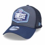 New Era - NFL Grå flexfit Keps - Tennessee Titans 39Thirty NFL21 Draft Dark Grey/Navy Flexfit @ Hatstore