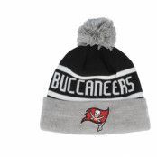 New Era - NFL Grå pom Beanie - Tampa Bay Buccaneers Jake Grey/Black Pom @ Hatstore