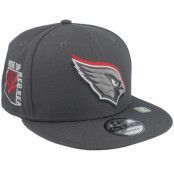 New Era - NFL Grå snapback Keps - Arizona Cardinals NFL24 Draft 9FIFTY Grey/Red Snapback @ Hatstore