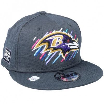 New Era - NFL Grå snapback Keps - Baltimore Ravens NFL21 Crucial Catch 9FIFTY Dark Grey Snapback @ Hatstore