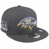 New Era - NFL Grå snapback Keps - Baltimore Ravens NFL24 Draft 9FIFTY Grey/Purple/Yellow Snapback @ Hatstore