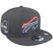 New Era - NFL Grå snapback Keps - Buffalo Bills NFL24 Draft 9FIFTY Grey/Red/Blue Snapback @ Hatstore