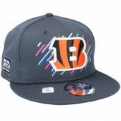 New Era - NFL Grå snapback Keps - Cincinnati Bengals NFL21 Crucial Catch 9FIFTY Dark Grey Snapback @ Hatstore