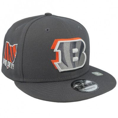 New Era - NFL Grå snapback Keps - Cincinnati Bengals NFL24 Draft 9FIFTY Grey/Orange Snapback @ Hatstore