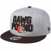 New Era - NFL Grå snapback Keps - Cleveland Browns 2018 NFL Draft On-Stage Grey/Brown Snapback @ Hatstore