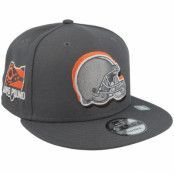 New Era - NFL Grå snapback Keps - Cleveland Browns NFL24 Draft 9FIFTY Grey/Orange Snapback @ Hatstore