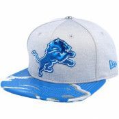 New Era - NFL Grå snapback Keps - Detroit Lions Draft 2017 9Fifty Grey Snapback @ Hatstore