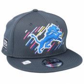 New Era - NFL Grå snapback Keps - Detroit Lions NFL21 Crucial Catch 9FIFTY Dark Grey Snapback @ Hatstore