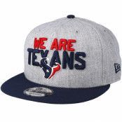 New Era - NFL Grå snapback Keps - Houston Texans 2018 NFL Draft On-Stage Grey/Navy Snapback @ Hatstore