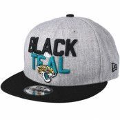 New Era - NFL Grå snapback Keps - Jacksonville Jaguars 2018 NFL Draft On-Stage Grey/Black Snapback @ Hatstore