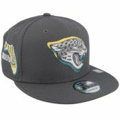 New Era - NFL Grå snapback Keps - Jacksonville Jaguars NFL24 Draft 9FIFTY Grey/Yellow/Blue Snapback @ Hatstore