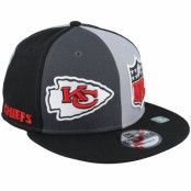 New Era - NFL Grå snapback Keps - Kansas City Chiefs 9FIFTY NFL Sideline 23 Gray/Charcoal/Black Snapback @ Hatstore