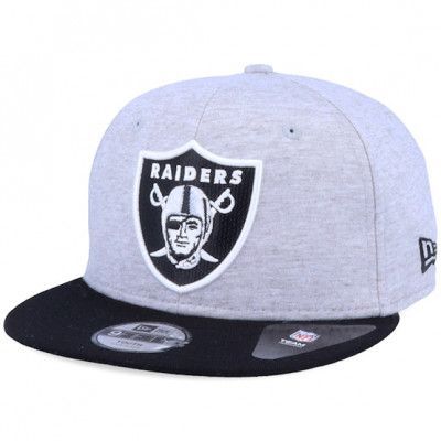 New Era - NFL Grå snapback Keps - Kids Oakland Raiders 9Fifty Jersey Essential Heather Grey/Black Snapback @ Hatstore
