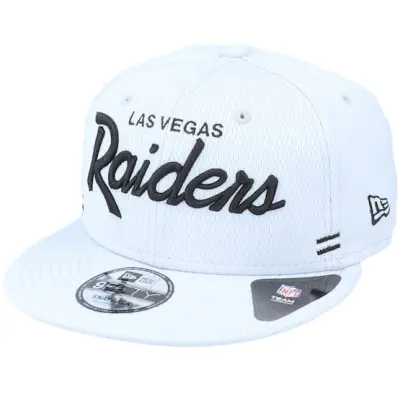 New Era - NFL Grå snapback Keps - Las Vegas Raiders NFL 20 Side Lines Home Em 9Fifty OTC Grey Snapback @ Hatstore