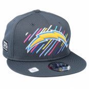 New Era - NFL Grå snapback Keps - Los Angeles Chargers NFL21 Crucial Catch 9FIFTY Dark Grey Snapback @ Hatstore