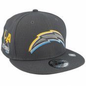 New Era - NFL Grå snapback Keps - Los Angeles Chargers NFL24 Draft 9FIFTY Grey/Yellow/Blue Snapback @ Hatstore