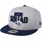 New Era - NFL Grå snapback Keps - Los Angeles Rams 2018 NFL Draft On-Stage Grey/Navy Snapback @ Hatstore