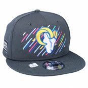 New Era - NFL Grå snapback Keps - Los Angeles Rams NFL21 Crucial Catch 9FIFTY Snapback @ Hatstore