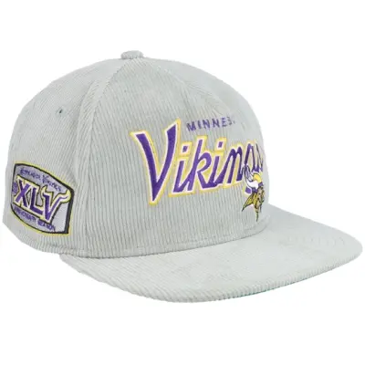 New Era - NFL Grå snapback Keps - Minnesota Vikings Golfer Cord E3 Grey Snapback @ Hatstore