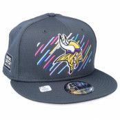 New Era - NFL Grå snapback Keps - Minnesota Vikings NFL21 Crucial Catch 9FIFTY Dark Grey Snapback @ Hatstore