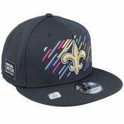 New Era - NFL Grå snapback Keps - New Orleans Saints NFL21 Crucial Catch 9FIFTY Dark Grey Snapback @ Hatstore