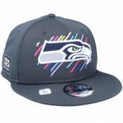 New Era - NFL Grå snapback Keps - Seattle Seahawks NFL21 Crucial Catch 9FIFTY Dark Grey Snapback @ Hatstore