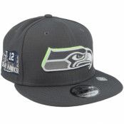 New Era - NFL Grå snapback Keps - Seattle Seahawks NFL24 Draft 9FIFTY Grey/Green Snapback @ Hatstore