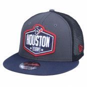 New Era - NFL Grå trucker Keps - Houston Texans 9Fifty NFL21 Draft Dark Grey/Navy Trucker @ Hatstore