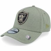 New Era - NFL Grön adjustable Keps - Las Vegas Raiders Canvas Logo Essentials A-frame Adjustable @ Hatstore