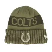 New Era - NFL Grön cuff Beanie - Indianapolis Colts NFL Salute To Service Green Knit Cuff @ Hatstore