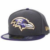 New Era - NFL Grön fitted Keps - Baltimore Ravens Gold Collection 59Fifty @ Hatstore