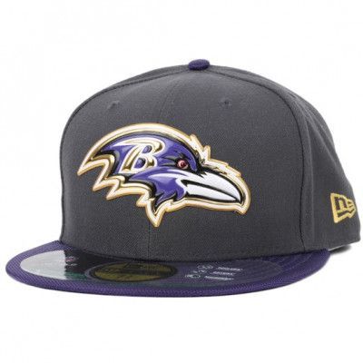 New Era - NFL Grön fitted Keps - Baltimore Ravens Gold Collection 59Fifty @ Hatstore