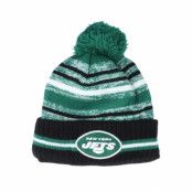 New Era - NFL Grön pom Beanie - New York Jets NFL21 Sport Knit Green/Black Pom @ Hatstore