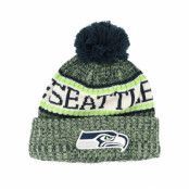 New Era - NFL Grön pom Beanie - Seattle Seahawks Sport Green Pom @ Hatstore