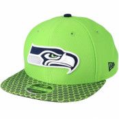 New Era - NFL Grön snapback Keps - Seattle Seahawks Sideline 9Fifty Green Snapback @ Hatstore