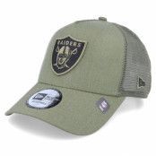 New Era - NFL Grön trucker Keps - Hatstore Exclusive x Las Vegas Raiders Moss Green Trucker @ Hatstore