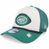 New Era - NFL Grön trucker Keps - New York Jets Nfl24 Sideline His 9FORTY A-frame Trucker @ Hatstore